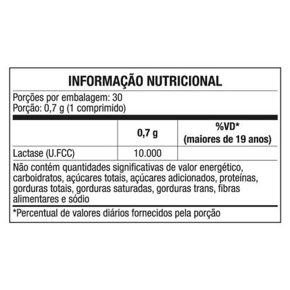 Imagem de Lactase 10000 U.FCC 30 Tabs Sabor Neutro - Equaliv