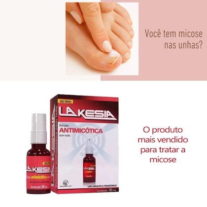 Imagem de Lakesia Solução Antimicótica Spray 30ml Micoses De Unhas