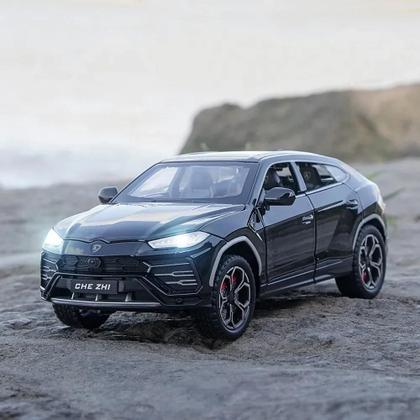 Imagem de Lamborghini URUS SUV Liga Carro Esportivo Modelo 1:24 Escala Diecast Metal Veículo Off-road Com Som