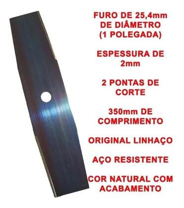 Imagem de Lâmina 2 pontas 350mm para roçadeira stihl 