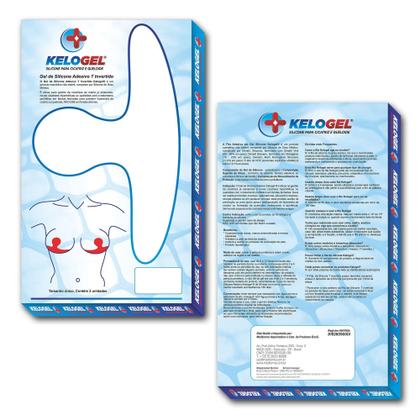 Imagem de Lamina Adesiva T Invertido Em Gel De Silicone Para Cicatriz E Queloide 2un - Kelogel