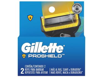 Lâmina de Barbear Gillette Fusion Proshield 2 Peças Imagem de Lâmina de Barbear Gillette Fusion Proshield 2 Peças