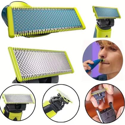 Imagem de Lâmina de Reposição Refil Genérico Compatível Barbeador Philips OneBlade modelos QP14xx, QP25xx, QP26xx, QP27xx, QP28xx e One Blade Pro QP65xx, QP66xx