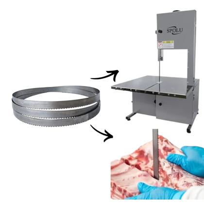 Imagem de Lamina de serra fita 2,70m lamina de serra fita para carne açougue frigorifico