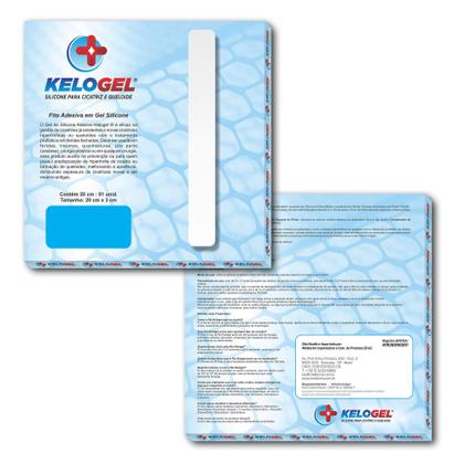 Imagem de LAMINA EM GEL DE SILICONE PARA CICATRIZ 20CMx3CM KELOGEL
