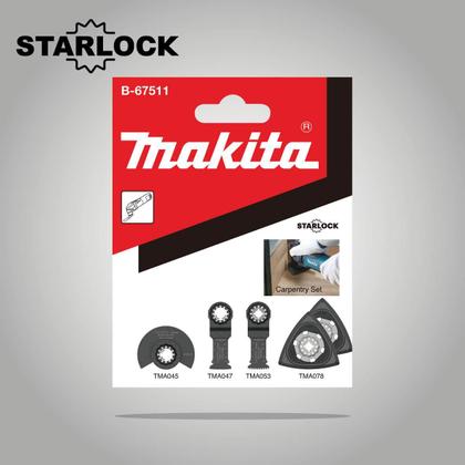 Imagem de Lâmina Multiferramenta Kit para Marcenaria 5 peças Makita B-67511
