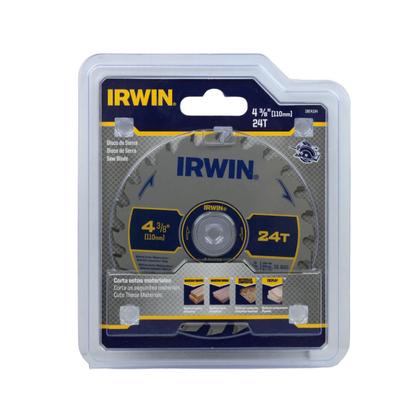 Imagem de Lâmina Serra Circular Videa Irwin 110mm 24 Dentes p Madeira