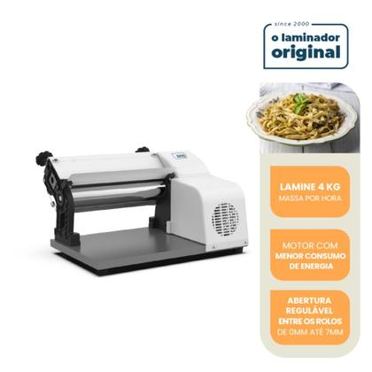 Imagem de Laminador Elétrico Industrial de Massa 28 cm Branco 220V Anodilar