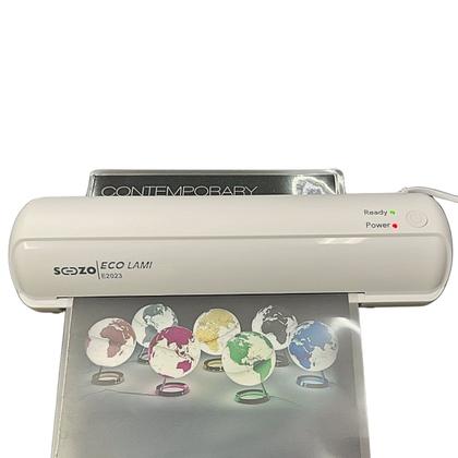 Imagem de Laminadora E Plastificadora 110V 127V A4 Sozo 500w Compact Branco