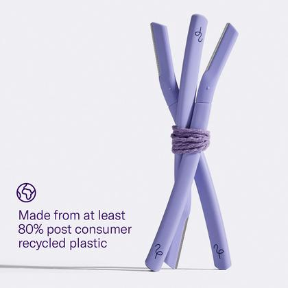 Imagem de Lâminas de barbear Dermaplane descartáveis Flamingo para mulheres (pacote com 7)