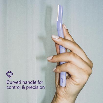 Imagem de Lâminas de barbear Dermaplane descartáveis Flamingo para mulheres (pacote com 7)