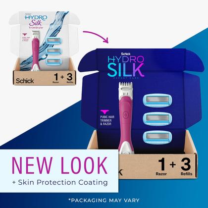 Imagem de Lâminas de biquíni Schick Hydro Silk Trimstyle 5 Blade para mulheres