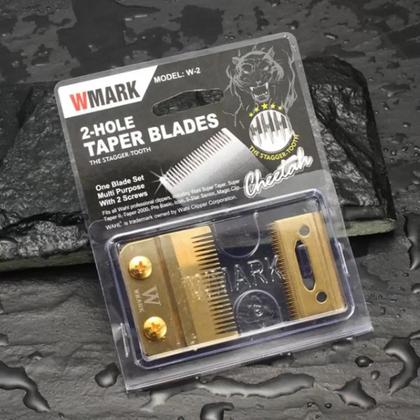 Imagem de Lâminas Fade Dourada Para Maquina De Cortar Cabelo Wmark Kemei Cordless