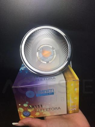 Imagem de Lampada Ar111 Led Driver S/ Base 10W 2700K Bivolt -Luminatti