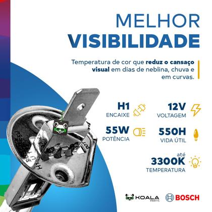 Imagem de Lâmpada Automotiva Halógena H1 Pure Light 12V 55W Bosch