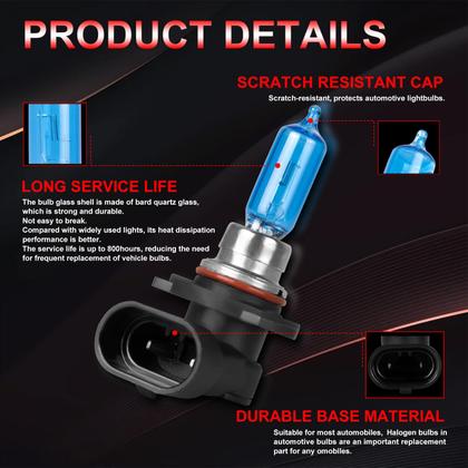 Imagem de Lâmpada automotiva RXTSQI 9005 High Beam+H7 Low Beam