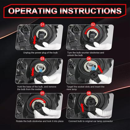 Imagem de Lâmpada automotiva RXTSQI 9005 High Beam+H7 Low Beam