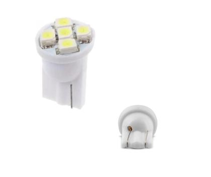 Imagem de Lâmpada Automotiva T10 Cabeça Reta 5Led 12V Super Branca