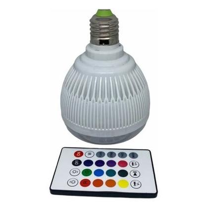 Imagem de Lâmpada Bluetooth Iluminação Led Caixa de Som com Controle Remoto Rgb 12W Music