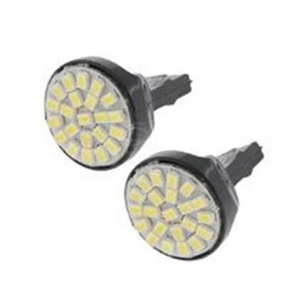 Imagem de Lampada Branco Tipo T20 3156 1 Polo 12 Leds 3 5W 288Lm 160Ma Lanterna Dianteira Ou Meia Luz Luz Ré Caixa 10 Unidades