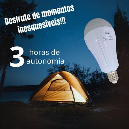 Imagem de Lampada Bulbo Led 4 Em 1 Luz de Emergência 20W Portatil E27