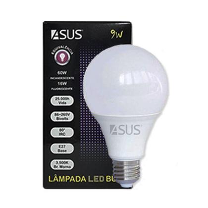 Imagem de Lâmpada bulbo led 9W (3500K - morna  amarela) BW9W Asus
