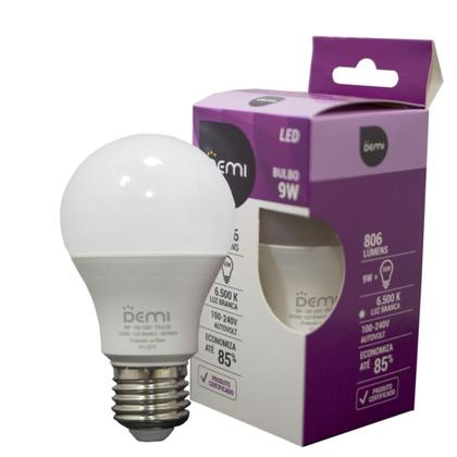 Imagem de Lampada Bulbo Led 9w 6500k Demi