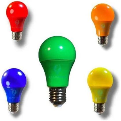 Imagem de Lâmpada Bulbo led biv coloridas 7w E27 A60
