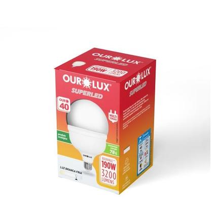 Imagem de Lampada Bulbo Superled 190W Bivolt Branca Fria Alta Potência Ourolux