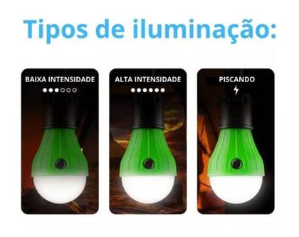 Imagem de Lampada Camping Led Barraca Pesca Lanterna Portatil