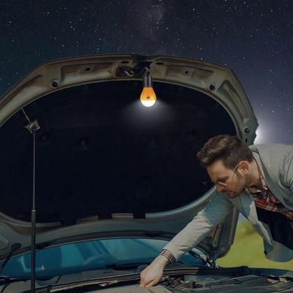 Imagem de Lâmpada Camping Led Portátil Regulável A Prova Barraca Pesca Lanterna