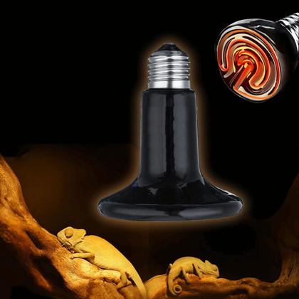 Imagem de Lâmpada Cerâmica ND-02 de Calor Infravermelho 100W Preta E27 (220V)