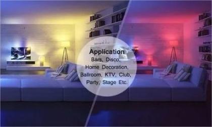 Imagem de Lâmpada Colorida Led Rgb E27 Bulbo 3 Bivolt Controle Remoto