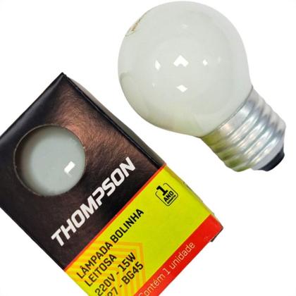 Imagem de Lampada Colorida Thompson 15Wx220V. Leitosa - Kit C/10 Pecas
