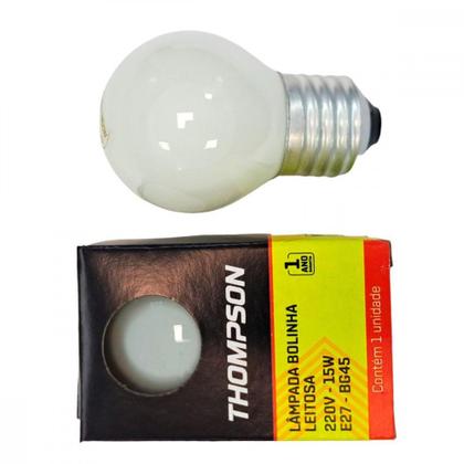 Imagem de Lampada Colorida Thompson 15Wx220V. Leitosa . / Kit C/ 10 Peças