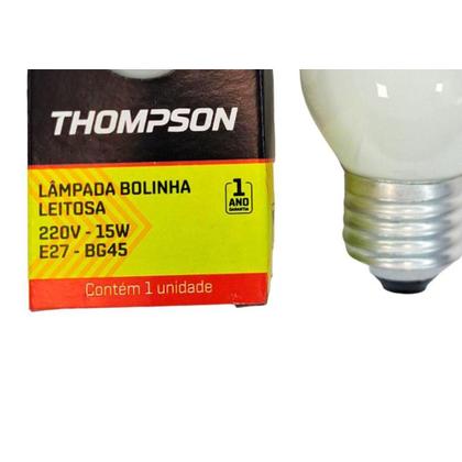Imagem de Lampada Colorida Thompson 15Wx220V. Leitosa . / Kit C/ 10 Peças