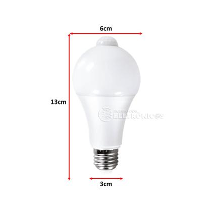 Imagem de Lâmpada Com Sensor De Presença 9W Inteligente Branco Frio Tecnologia E Altamente Econômica DY8049