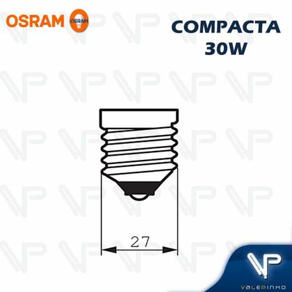 Imagem de Lâmpada compacta espiral ho osram  30w 220v 6500k(branco frio)e27 duluxstar twist