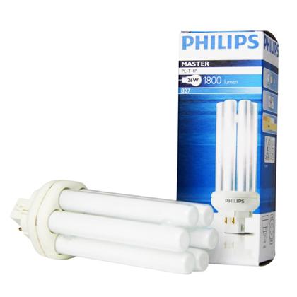 Imagem de Lâmpada Compacta Fluor 26W PL-T 827 4 Pinos Quente Gx24q-3