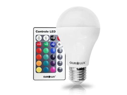 Imagem de Lâmpada Controled 5W RGBW  - Ourolux