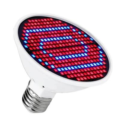 Imagem de Lâmpada de Crescimento LED para Plantas - Espectro Completo Vermelho e Azul - Soquete E27