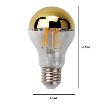 Imagem de Lampada de Filamento LED A19 Defletora 6W - Dourada