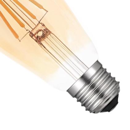 Imagem de Lâmpada de Filamento Led Âmbar 2200K Pera ST64 4W - Noll Led