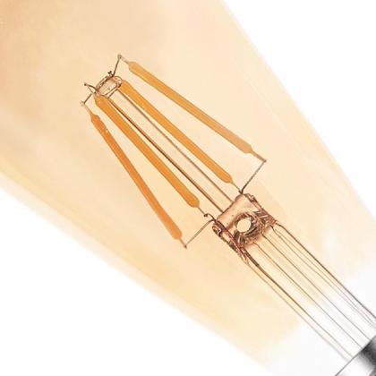 Imagem de Lâmpada de Filamento Led Âmbar 2200K Pera ST64 4W - Noll Led