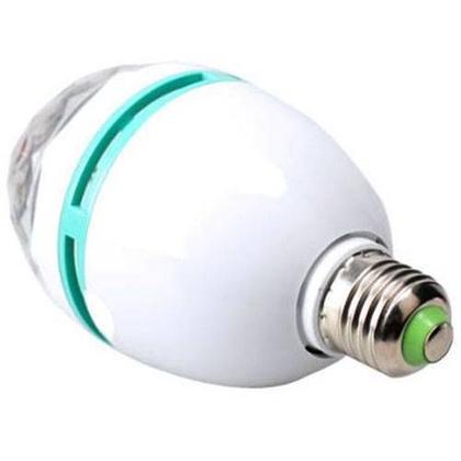 Imagem de Lampada De Led Giratoria Colorida Rgb Com Bocal Bola Maluca
