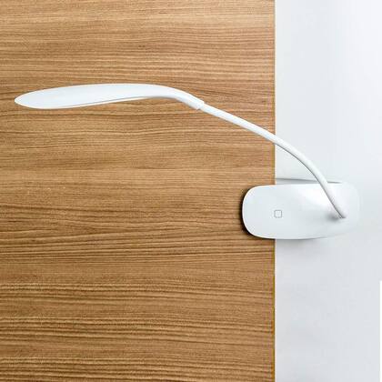 Imagem de Lâmpada de leitura de LED, fácil de usar, luminária de mesa com clipe, controle de toque, pescoço 3 Níveis Luz GARRA