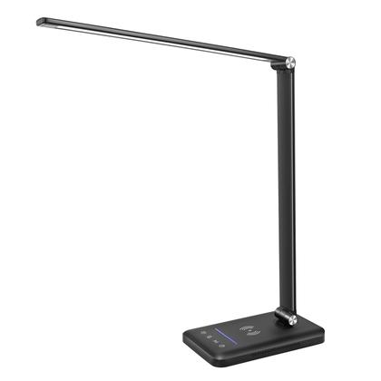 Imagem de Lâmpada de mesa JOSTIC LED com luz noturna e carregador sem fio 10W