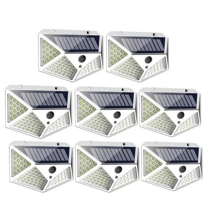 Imagem de Lâmpada De Parede Com Luz Solar LED 100 À Prova D'água, Sensor De Movimento PIR Para Escadas, Pátio,