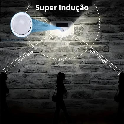 Imagem de Lâmpada De Parede Com Luz Solar LED 100 À Prova D'água, Sensor De Movimento PIR Para Escadas, Pátio,