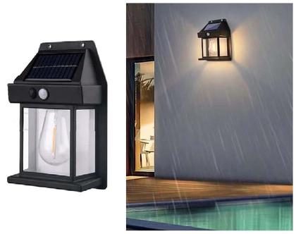 Imagem de Lâmpada de parede de interação solar CBK x2 com sensor de movimento